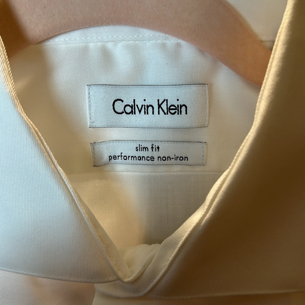 Calvin Klein White Dress Shirt - Picture 4 of 5